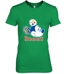 Nfl Pittsburgh Steelers Mickey Team Women's Premium T-Shirt