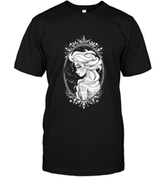 Disney Frozen Elsa Sketch Portrait Snowflakes Men's T-Shirt