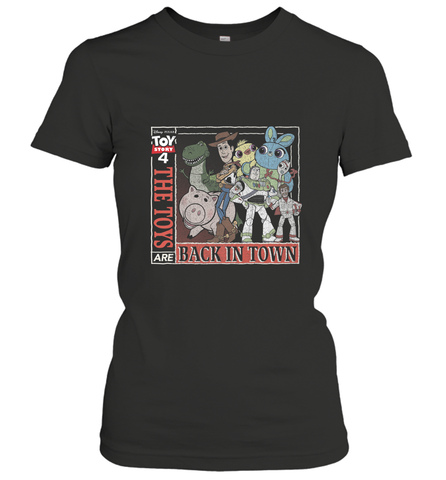 Disney Pixar Toy Story 4 Toys Are Back In Town Women's T-Shirt Women's T-Shirt / Black / S Women's T-Shirt - FordPhuMy