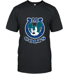 Nfl Colts Champion Mickey Mouse Team Men's T-Shirt