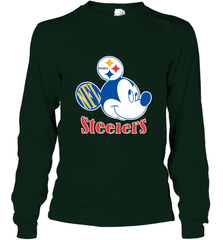 Nfl Pittsburgh Steelers Mickey Team Long Sleeve T-Shirt Long Sleeve T-Shirt - FordPhuMy