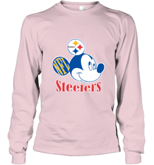 Nfl Pittsburgh Steelers Mickey Team Long Sleeve T-Shirt Long Sleeve T-Shirt - FordPhuMy