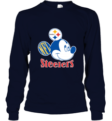 Nfl Pittsburgh Steelers Mickey Team Long Sleeve T-Shirt
