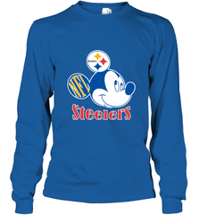 Nfl Pittsburgh Steelers Mickey Team Long Sleeve T-Shirt Long Sleeve T-Shirt - FordPhuMy