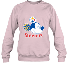 Nfl Pittsburgh Steelers Mickey Team Crewneck Sweatshirt Crewneck Sweatshirt - FordPhuMy