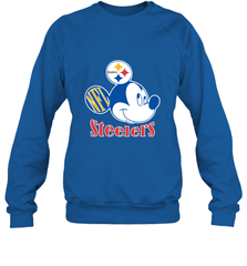 Nfl Pittsburgh Steelers Mickey Team Crewneck Sweatshirt Crewneck Sweatshirt - FordPhuMy