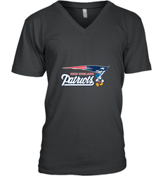 Nfl New England Patriots Champion Mickey Mouse Team Men's V-Neck