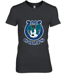 Nfl Colts Champion Mickey Mouse Team Women's Premium T-Shirt