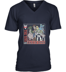 Disney Pixar Toy Story 4 Toys Are Back In Town Men's V-Neck