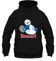 Nfl Pittsburgh Steelers Mickey Team Hooded Sweatshirt
