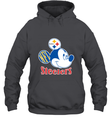 Nfl Pittsburgh Steelers Mickey Team Hooded Sweatshirt Hooded Sweatshirt - FordPhuMy