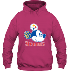 Nfl Pittsburgh Steelers Mickey Team Hooded Sweatshirt Hooded Sweatshirt - FordPhuMy
