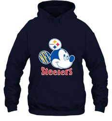 Nfl Pittsburgh Steelers Mickey Team Hooded Sweatshirt