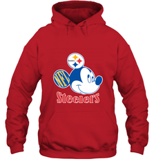 Nfl Pittsburgh Steelers Mickey Team Hooded Sweatshirt Hooded Sweatshirt - FordPhuMy