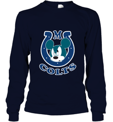 Nfl Colts Champion Mickey Mouse Team Long Sleeve T-Shirt