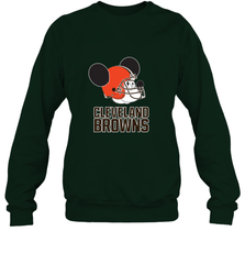 Nfl Cleveland Browns Mickey Mouse Team Crewneck Sweatshirt Crewneck Sweatshirt - FordPhuMy
