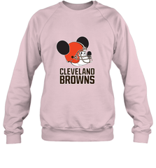 Nfl Cleveland Browns Mickey Mouse Team Crewneck Sweatshirt Crewneck Sweatshirt - FordPhuMy