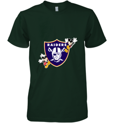 Nfl Oakland Raiders Champion Mickey Mouse Men's Premium T-Shirt Men's Premium T-Shirt - FordPhuMy