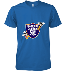 Nfl Oakland Raiders Champion Mickey Mouse Men's Premium T-Shirt Men's Premium T-Shirt - FordPhuMy