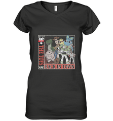 Disney Pixar Toy Story 4 Toys Are Back In Town Women's V-Neck T-Shirt Women's V-Neck T-Shirt - FordPhuMy