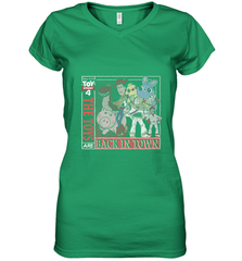 Disney Pixar Toy Story 4 Toys Are Back In Town Women's V-Neck T-Shirt Women's V-Neck T-Shirt - FordPhuMy