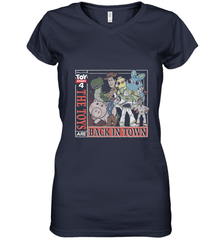 Disney Pixar Toy Story 4 Toys Are Back In Town Women's V-Neck T-Shirt Women's V-Neck T-Shirt - FordPhuMy