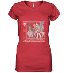 Disney Pixar Toy Story 4 Toys Are Back In Town Women's V-Neck T-Shirt Women's V-Neck T-Shirt - FordPhuMy