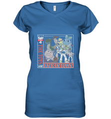 Disney Pixar Toy Story 4 Toys Are Back In Town Women's V-Neck T-Shirt Women's V-Neck T-Shirt - FordPhuMy