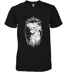 Disney Frozen Elsa Sketch Portrait Snowflakes Men's Premium T-Shirt Men's Premium T-Shirt - FordPhuMy