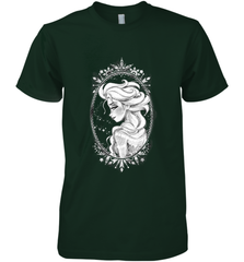 Disney Frozen Elsa Sketch Portrait Snowflakes Men's Premium T-Shirt Men's Premium T-Shirt - FordPhuMy