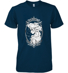Disney Frozen Elsa Sketch Portrait Snowflakes Men's Premium T-Shirt Men's Premium T-Shirt - FordPhuMy