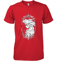Disney Frozen Elsa Sketch Portrait Snowflakes Men's Premium T-Shirt Men's Premium T-Shirt - FordPhuMy