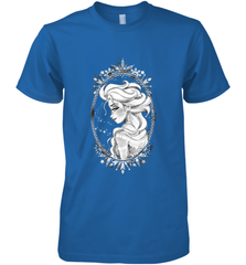 Disney Frozen Elsa Sketch Portrait Snowflakes Men's Premium T-Shirt Men's Premium T-Shirt - FordPhuMy