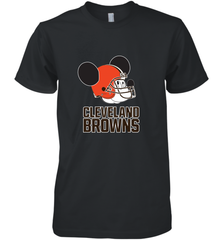 Nfl Cleveland Browns Mickey Mouse Team Men's Premium T-Shirt Men's Premium T-Shirt - FordPhuMy