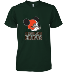 Nfl Cleveland Browns Mickey Mouse Team Men's Premium T-Shirt Men's Premium T-Shirt - FordPhuMy