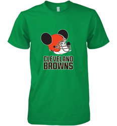 Nfl Cleveland Browns Mickey Mouse Team Men's Premium T-Shirt