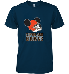 Nfl Cleveland Browns Mickey Mouse Team Men's Premium T-Shirt Men's Premium T-Shirt - FordPhuMy