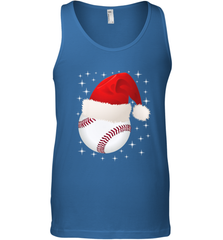 Christmas Stars baseball Ball Santa Hat Funny Sport Xmas Men's Tank Top Men's Tank Top - FordPhuMy