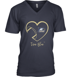 Georgia Southern Eagles Football Inside Heart  Team Men's V-Neck