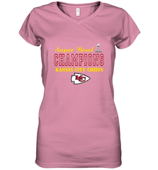 NFL super bowl Kansas City Chiefs champions Women's V-Neck T-Shirt Women's V-Neck T-Shirt - FordPhuMy