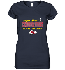 NFL super bowl Kansas City Chiefs champions Women's V-Neck T-Shirt Women's V-Neck T-Shirt - FordPhuMy