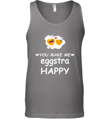You Make Me Eggstra happy,Funny Valentine His and Her Couple Men's Tank Top Men's Tank Top - FordPhuMy