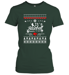 It's Baseball Season Ugly Sweater Christmas 2019 Women's T-Shirt Women's T-Shirt - FordPhuMy