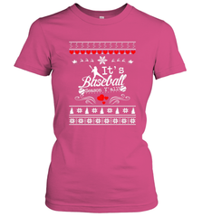 It's Baseball Season Ugly Sweater Christmas 2019 Women's T-Shirt Women's T-Shirt - FordPhuMy