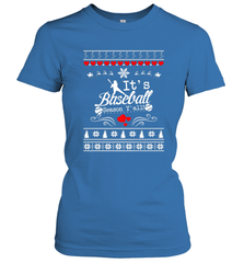 It's Baseball Season Ugly Sweater Christmas 2019 Women's T-Shirt Women's T-Shirt - FordPhuMy