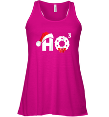 Santa HO HO3 Cubed Funny Christmas Women's Racerback Tank Women's Racerback Tank - FordPhuMy