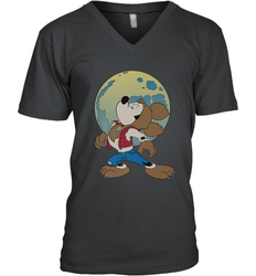 Disney Mickey Mouse Werewolf Halloween Costume Men's V-Neck