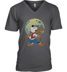 Disney Mickey Mouse Werewolf Halloween Costume Men's V-Neck Men's V-Neck - FordPhuMy