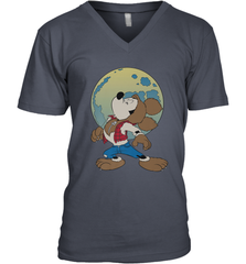 Disney Mickey Mouse Werewolf Halloween Costume Men's V-Neck Men's V-Neck - FordPhuMy