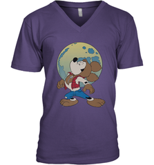 Disney Mickey Mouse Werewolf Halloween Costume Men's V-Neck Men's V-Neck - FordPhuMy